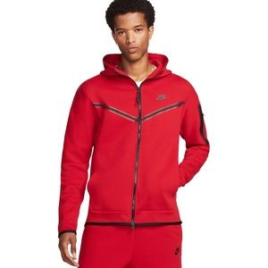 Men’s Nike Tech Fleece Red Size (M)